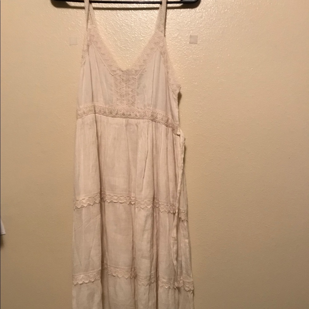 NWOT Cream-colored long dress